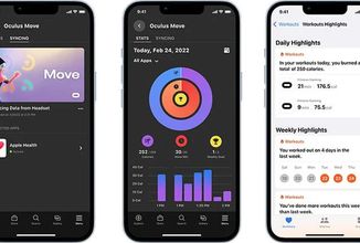 Oculus Quest 2 bude synchronizovat data o pohybu s Apple Health a Google upozorňuje Ukrajince na nálety