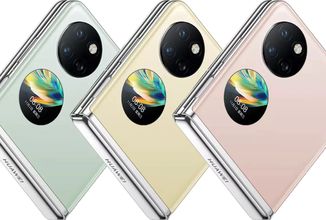 Huawei Pocket S je skládací telefon s velkým a plynulým displejem